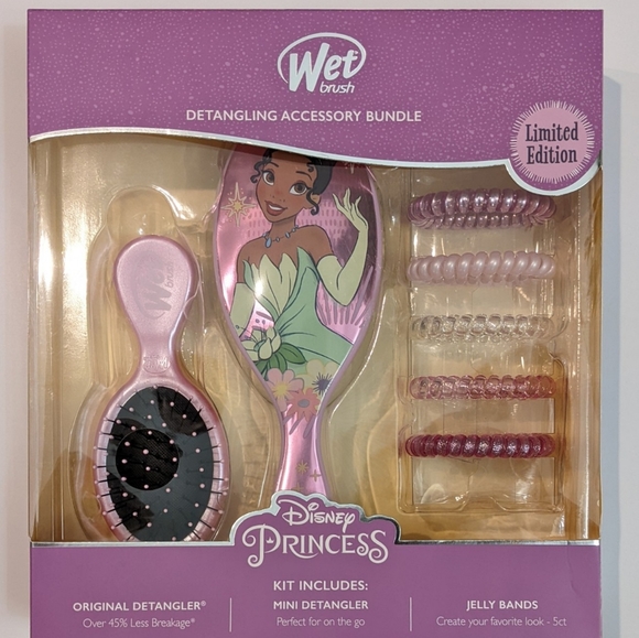 Disney Accessories Disney Princess Tiana Wet Brush Set Poshmark
